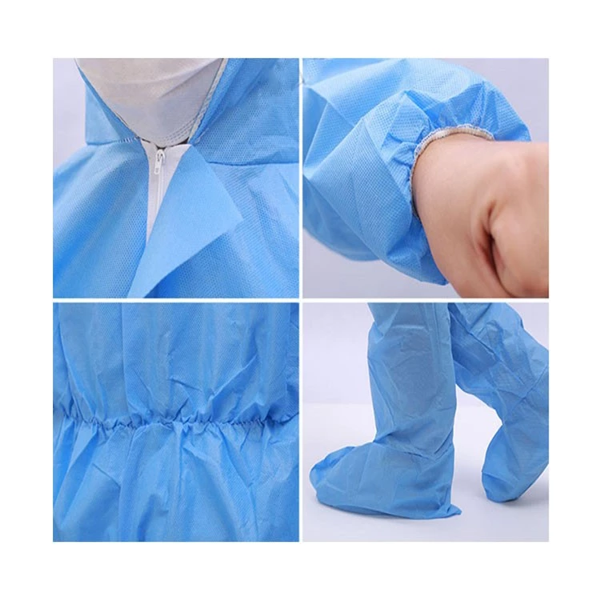 Anti Static Medical Blue SMS Non Woven Fabric 80gram For Protective Cloth