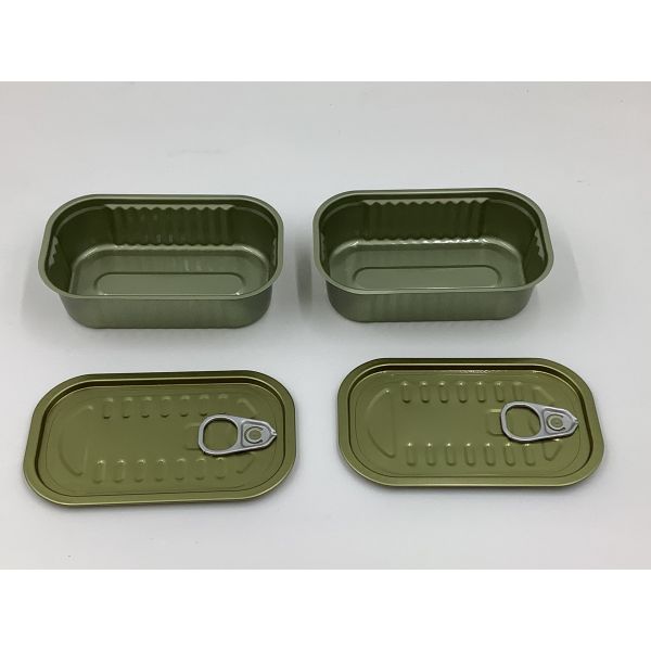 Customizable Empty Tin Cans 166*113*H40 UV Resistant For Food And Candy