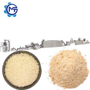 Food Grade SS201 Panko Double Screw Extruder Bread Crumb Machine