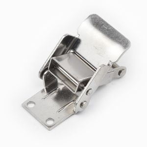 Spring Stainless Steel Hasp Lockable Draw Latch 60x29mm