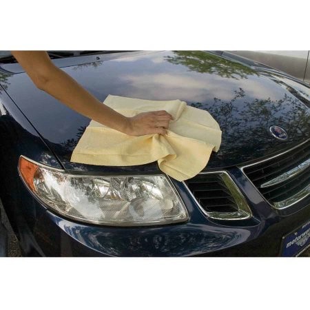 Buy NATURAL CHAMOIS Leather Car Cleaning Towels Drying Washing Cloth at wholesale prices