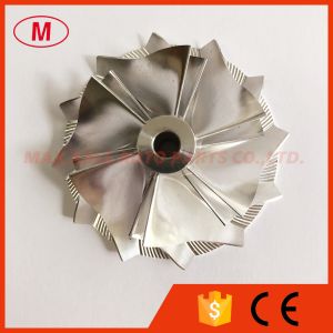 Quality TD04 13G 39.99/51.00mm 6+6 blades high performance Turbo Billet/milling/aluminum 2618 compressor wheel FOR Mitsubishi for sale
