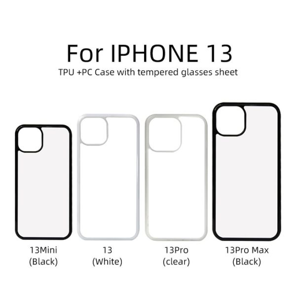 Custom Tempered Glass Sublimation Phone Case For Iphone 14 15 16 Pro Max Plus