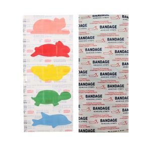 PE Cartoons Kids Wound Plaster Medical Customized Breathable Band-aid