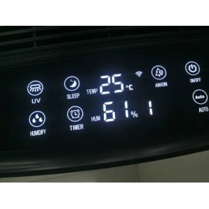 HOMEFISH UV Humidifier Low Noise Air Purifier 430m3/H