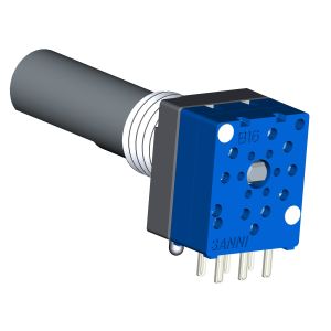 Pulse Absolute Rotary Shaft Encoder 16 Dedent Metal Shaft Sealed With 20000