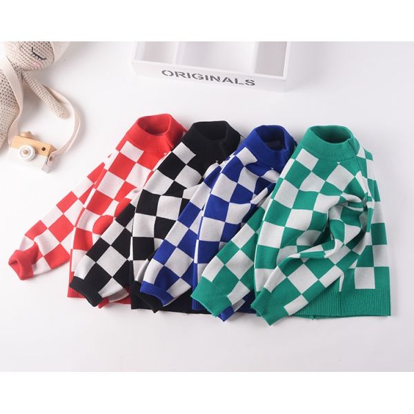 Factory Oem Winter Babysweaters Cotton Modern Chunky Knit Mum Matching Baby Kids Girls Pullover Toddler Knitted Sweater