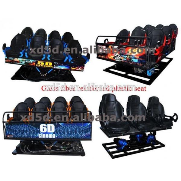 6 Setas 7D Simulator Cinema 70 PCS 5D Movies Amusement Park Gun Shooting