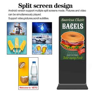43 Inch Panel Size Floor Standing Digital Sigange LCD Advertising Screen Kiosk