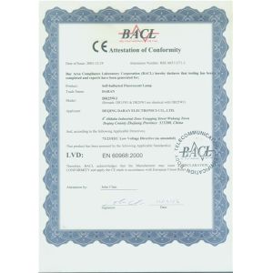 DEQING DARAN ELECTRONICS FACTORY Certifications