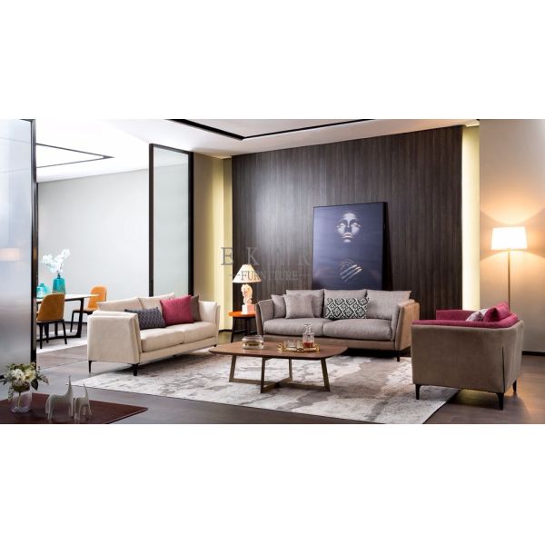 Fabric Funiture Home Living Room Sofa Set Design