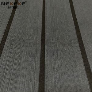Custom Thickness EVA Foam Deck Pad Non Slip Surface With Stripe Design