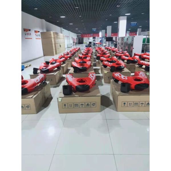 Water Rescue Remote Control Robot With A Symmetrical Anti Collision Airbag