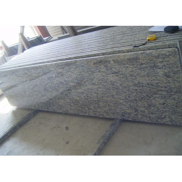 Buy Brazil Nature Giallo Cecilia Granite Slab Countertops Bullnose With Laminated Edge at wholesale prices