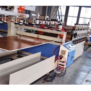 Quality Display Board Wood Plastic Composite Extrusion Line , Full Automatic for sale