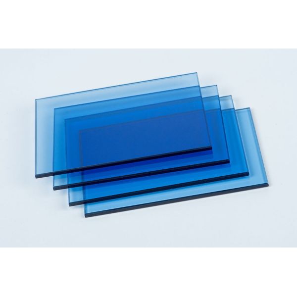 10mm Blue Bronze Clear Float Glass Reflective Tinted Laminated Tempered Sheet