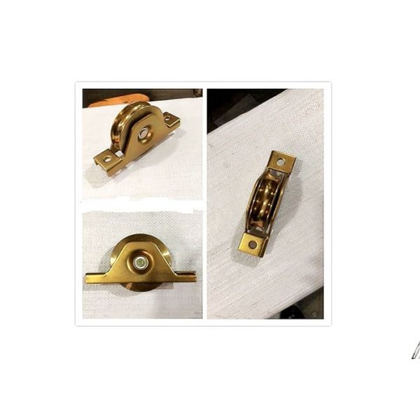 78mm High Recess Mount 2 Metal Sliding Gate Wheel Assembly Y Groove