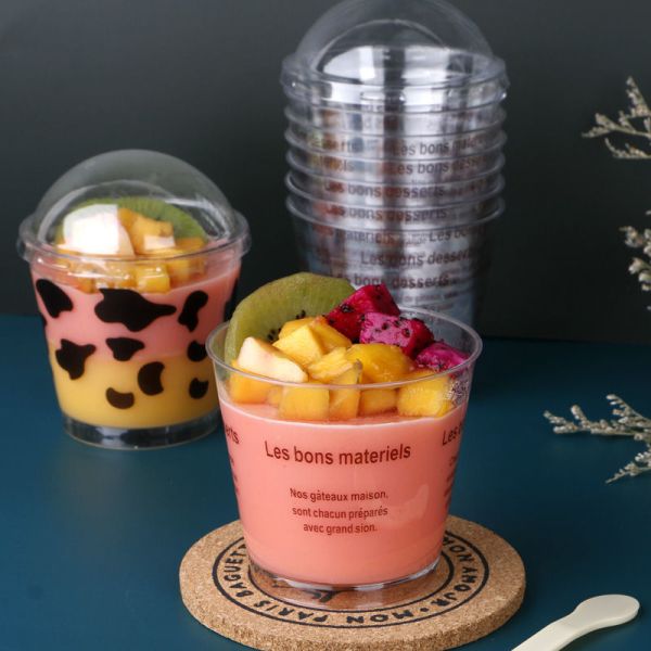 Buy Food-Grade PP Plastic Cup with Matte/Satin Finish Leak-Proof Snap-On Sealing Lid and Direct Drinking Opening at wholesale prices