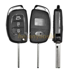 Quality Hyundai 3Buttons Smart Key Shell with Emergency Key Insert for sale