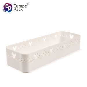 Reusable Mickey Mouse hollow-out pattern Plastic storage box