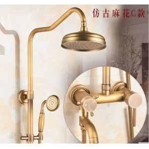 Luxury Copper Antique Shower European Rain Shower Faucets