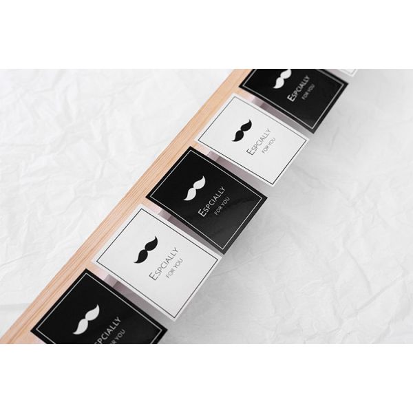 Factory Direct Custom Transparent Sticker Labels Text Logo Brand Self Adhesive Label Stickers