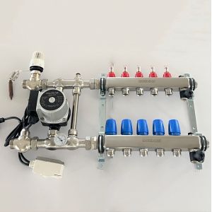 Stainless steel 304L Heating Manifold with Zone Pump/Mix Valve ,manifold for mix