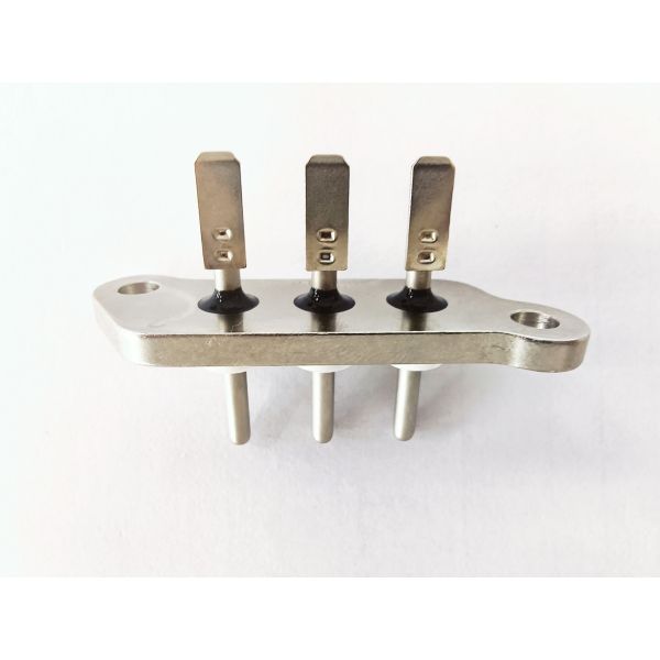 20A Current Rating Glass And Ceramic Hermetic EV Connector for Dependable Panel Mount