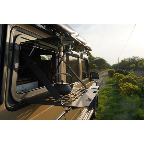 Black Overland Camper Gullwing Window For G-CLASS W463