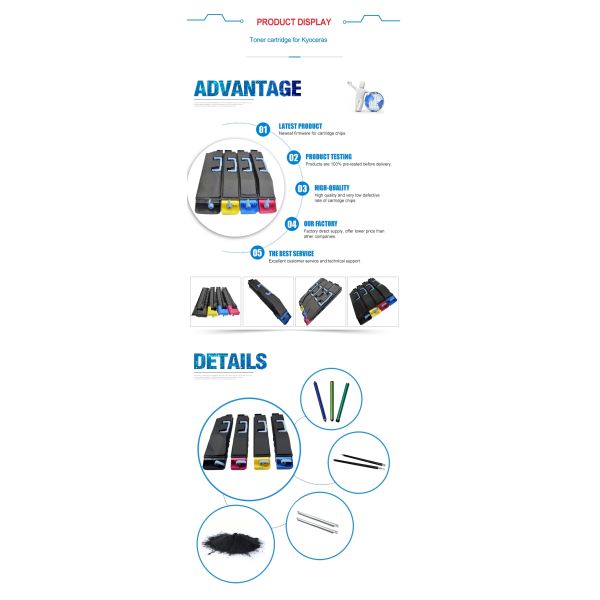 TK895 Kyocera Toner Cartridges For Kyocera FS - C 8520MFP , 6000 Pages
