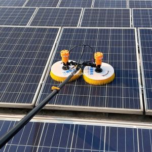Automation Manual Panel Module Cleaning Washing Brush Robot Machine for Solar