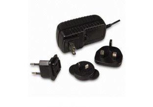 Switching Power Supply with Different Interchangeable AC Plugs