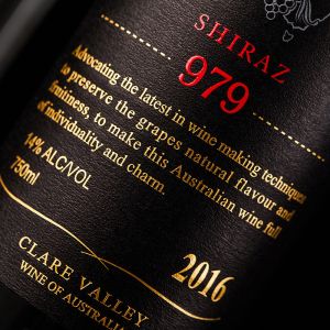 Embossed Fade Resistance CMYK Self Adhesive Wine Sticker Labels