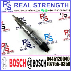 Common Rail Diesel Fuel Injector 107755-0350 For DOOSAN Excavator DX340 DX350