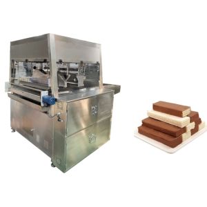 Three Temperature Zones Chocolate Enrobing Machine 500kg/H