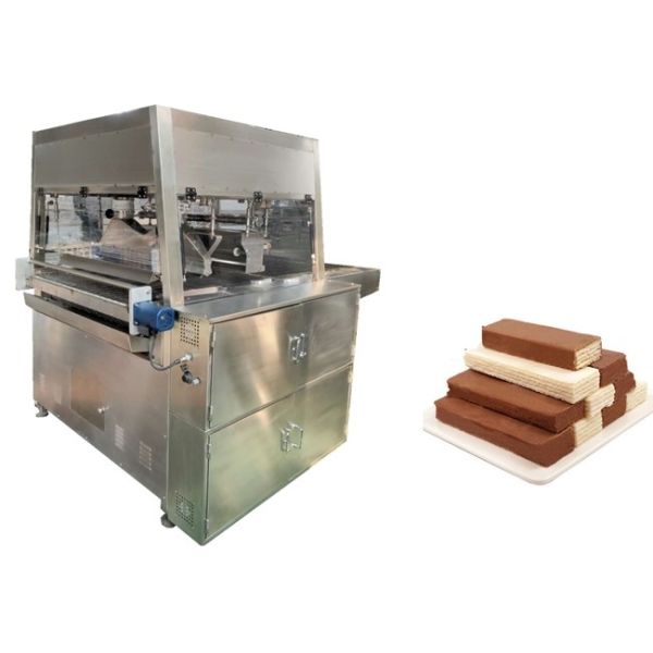 Buy Three Temperature Zones Chocolate Enrobing Machine 500kg/H at wholesale prices