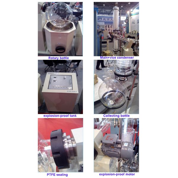 5L/10L/20L/50L rotary vacuum evaporator price&brochure