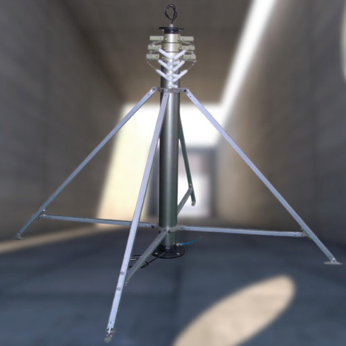 50ft 15m 8 Sections Telescopic Cell On Wheel Tower