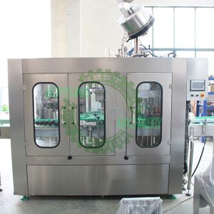 Integrated Glass Bottle Balanced Pressure Carbonated Drink Filling Line