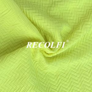 Scrunchy Recycled Fiber Activewear Knit Fabric Sport Suit Stretchy Soft