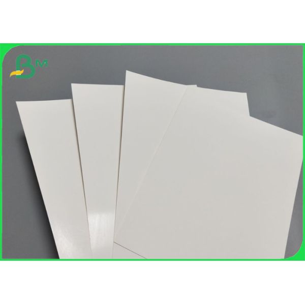 Buy 350gsm White PE Coating Card Board Tear Resistant Virgin Pulp at wholesale prices
