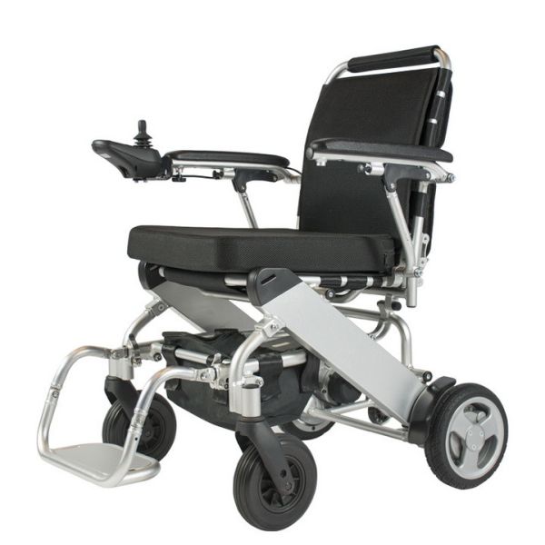 Buy 6km/h Aluminum Handicapped Foldable Power Wheelchair ISO13485 at wholesale prices