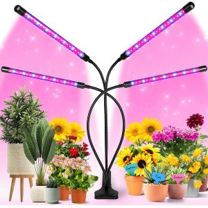 5730SMD Red Blue LED Growth Lamp With Timer Adjustable Gooseneck