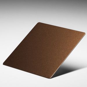 5 x 10FT Gold Color Stainless Steel Sheet 2438mm 3048mm 430 4 x 8FT Sandblasting