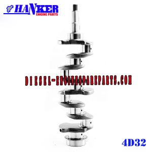 Alloy Cast Iron 4D32 Diesel Engine Crankshaft MD187921