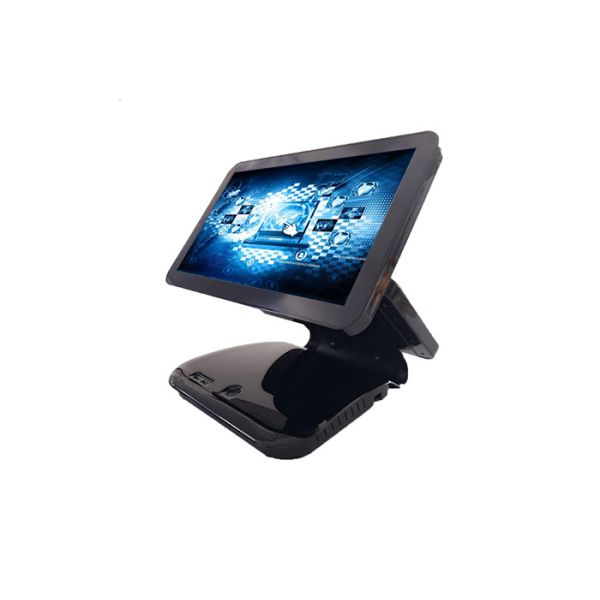 Buy Aluminium Pc Based Pos System Dual Display 10 Points Capacitive Touch Screen at wholesale prices