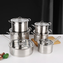 Best Selling Kitchen Non Stick Cookware Set Cooking Pot Set With Ss Handle