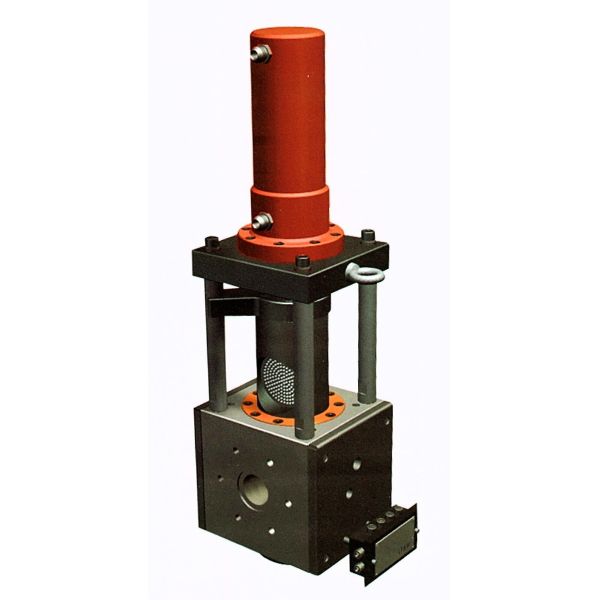 Single Column Plastic Extrusion Screen Changer , Automatic Screen Changer With