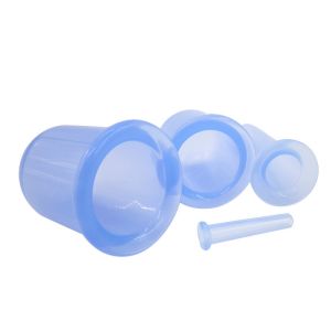 12pcs Vacuum Massage Facial Cupping Cup Food Grade Silicone Skin Gym Facial