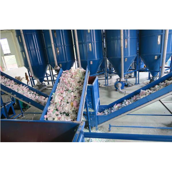 Buy Triple Issue Line PE Foam Recycling & Rebonded Machine Round Bubble at wholesale prices
